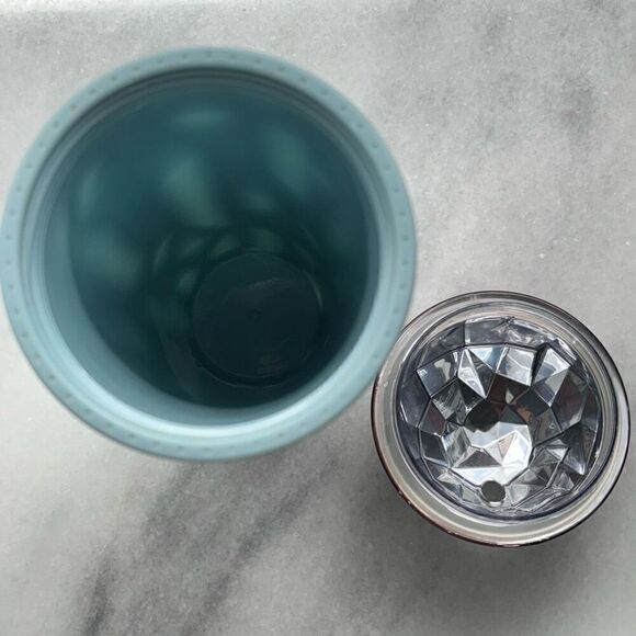 Vintage 2012 Starbucks Venti Cold Cup Copper Dome Lid Prism With Straw Tumbler - Picture 4 of 6